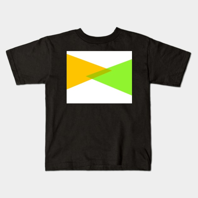 Simplicity In Orange and Green Kids T-Shirt by art64